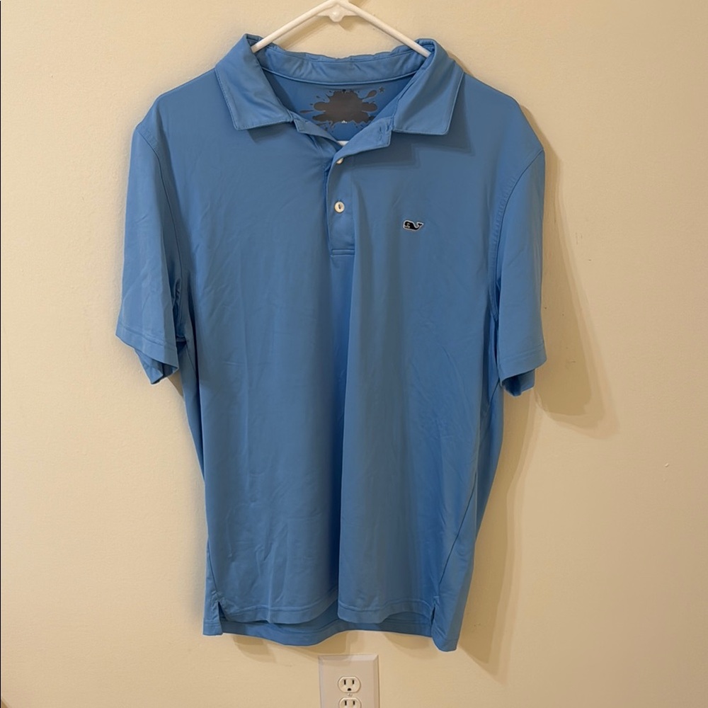 Vineyard Vines Men's Light Blue Polo